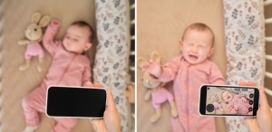 Smart baby monitor ETA MIMI 6306 90000, detectie miscare, sunet si temperatura, ZOOM, alb - Img 12
