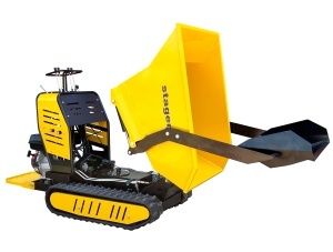 Stager RMT500SI roaba cu motor termic cu incarcator frontal 9CP, 500kg, senile - Img 5