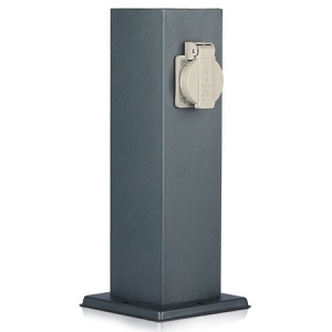 STALP EXTERIOR CU PRIZA 2 CAI IP44