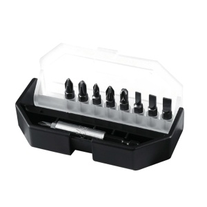 Stanley 1-68-734 Set mixt 10 biti 25 mm +adaptor magnetic 1/4"