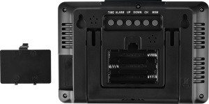 Statie meteo interior-exterior ECG MS 200 Grey, senzor extern fara fir, LCD, ceas, alarma - Img 6