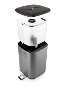 Umidificator de aer inteligent ETA Noble Smart 5629 90000, 4 litri, 110 W, ionizare, control Wi-Fi, tehnologie cu ultrasunete, gri - Img 3