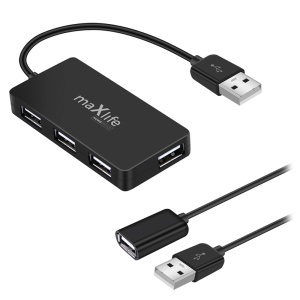 USB HUB 4 USB CABLU 0.15M + CABLU 1.5M - Img 2