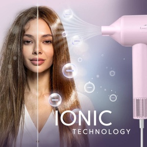 Uscator de par ETA Fenite Pastels 8319 90000, 1600 W, ionizare, motor BLDC 110,000 rot/min, 2 viteze, roz - Img 4