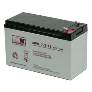 ACUMULATOR STATIONAR AGM VRLA 12V 7.2AH MWL