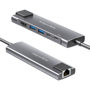 ADAPTOR HUB USB TIP C HDMI/2X USB3.0/2X USB TIP C/RJ45 - Img 4