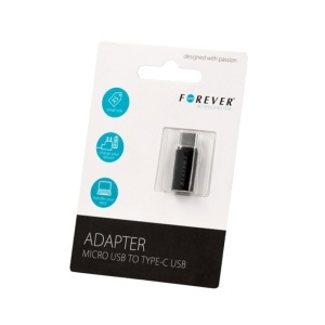 ADAPTOR MICRO USB LA USB-C - NEGRU - Img 2
