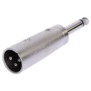 ADAPTOR XLR TATA - JACK 6.35 TATA MONO METAL - Img 2