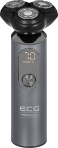 Aparat de ras electric ECG ZH 3000, 3 capete de ras flexibile, utilizare umeda si uscata, acumulator Li-Ion 3.7 V / 600 mAh, IPX 7, gri metalizat - Img 2