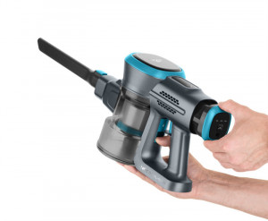 Aspirator vertical 2 in 1 ETA Fenix 1233 90000, baterie Li-Ion 25.2 V / 2200 mAh, recipient 0.6 l, gri cu albastru - Img 9