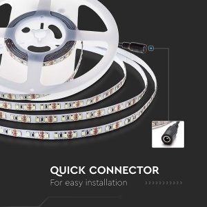 BANDA LED SMD2835 120LED/M 24V 6500K IP20 10M - Img 4