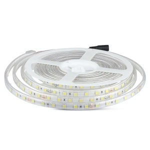 BANDA LED SMD5050 24V 60LED/M 6400K IP65 5M - Img 2