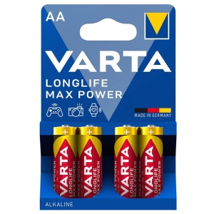 BATERIE ALCALINA MAX POWER LR06 BLISTER 4 BUC VARTA - Img 2
