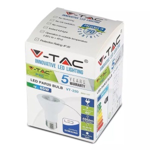 BEC LED 7W PAR20 E27 3000K ALB CALD - Img 6