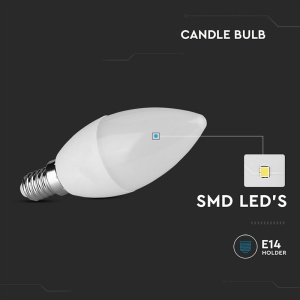 BEC LED E14 3.7W 3000K CIP SAMSUNG - Img 6