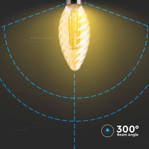 BEC LED E14 4W CU FILAMENT 2200K - Img 6