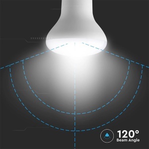 BEC LED R63 E27 8.5W 3000K ALB CALD - Img 7