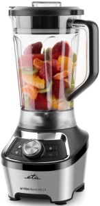 Blender de masa ETA Vital Blend Mini II 5100 90000, 1200W, 1.85 litri, 3 programe, otel inoxidabil, negru - Img 10