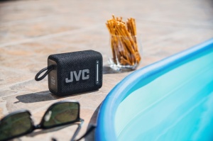 Boxa portabila JVC XS-E114B, 5W, radio FM, Bluetooth, IPX6, Litiu-ion 3,7 V / 2000 mAh, negru - Img 13