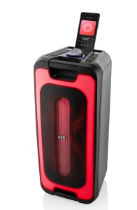 Boxa portabila JVC XS-EP424B, 140W, Bluetooth, USB, Radio FM, Microfon, AUX IN, Negru - Img 4