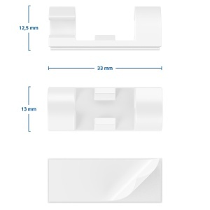 CABLE CLIPS SET 20 BUC - Img 4