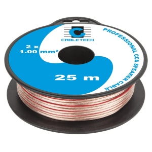 CABLU DIFUZOR CCA 2X1.00MM TRANSPARENT 25M - Img 2
