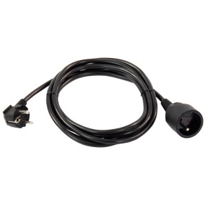 CABLU EXTENSIE(CUPLA) 20M (3GX1.5MM) - NEGRU - Img 3