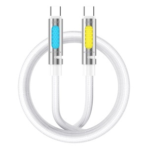 CABLU USB-C - USB - C 1.2M 240W CU RGB SI AROMATHERAPY - ALB - Img 2