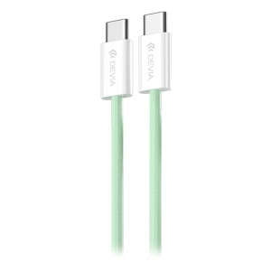 CABLU USB-C - USB-C 1M 60W 3A - VERDE - Img 2