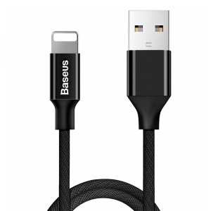 CABLU USB -LIGHTNING 2A 1.2M BASEUS - NEGRU - Img 2