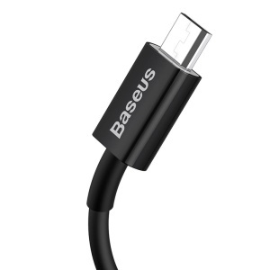 CABLU USB - MICROUSB 2A 10W 2M BASEUS - NEGRU - Img 4