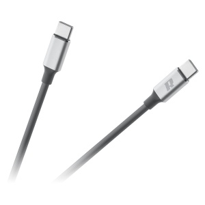 CABLU USB TIP C - USB TIP C 65W 100 CM NEGRU REBEL - Img 2