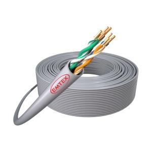 CABLU UTP CAT5E CUPRU 24AWG 305M EMTEX - Img 2