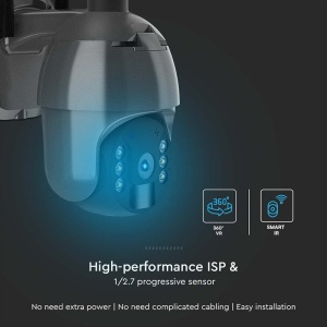 CAMERA HD SOLARA SMART WIFI - NEGRU - Img 15