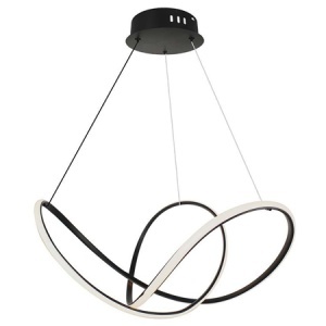 CANDELABRU LED 49W 3000K 70X120CM - NEGRU