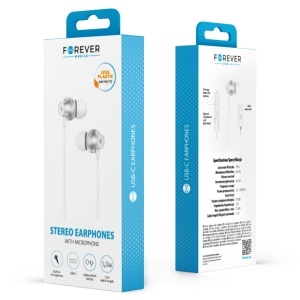 CASCA STEREO CU MUFA TIP C - ALB - Img 3