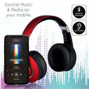 CASCA WIRELESS BLUETOOTH/MSD - ROSU - Img 6