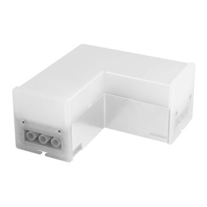 CONECTOR L PENTRU CORP LINIAR - ALB - Img 2