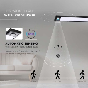 CORP ILUMINAT LED 2.5W 3000K IP20 CU SENZOR MISCARE - NEGRU - Img 10