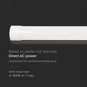 CORP ILUMINAT LED 40W 120CM 6500K ALB RECE - Img 10