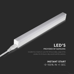 CORP ILUMINAT LED T5 7W 60CM 3000K ALB CALD CIP SAMSUNG - Img 3