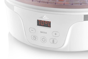 Deshidrator de alimente ETA Secca 7301 90000, 380 W, 5 niveluri, 35-70 °C, afisaj LED, alb - Img 2