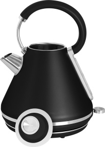 Fierbator electric ECG RK 1708 Tradizione Nero, 2200 W, 1.7 litri, conector Strix, negru mat - Img 2