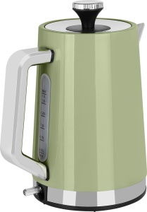 Fierbator electric ECG RK 1766 Vintage Olive, 2200 W, 1.7 litri, otel inoxidabil, verde olive - Img 2