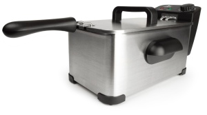 Friteuza cu ulei LENTZ 10200, 3 litri, 2000 W, termostat cu reglare continua 150-190°, otel inoxidabil - Img 2