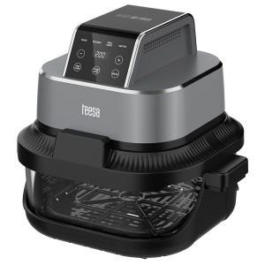 FRITEUZA GLASS AIRFRYER 4L+1.5L 1500W TEESA - Img 2