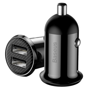 INCARCATOR AUTO 2XUSB 4.8A BASEUS - NEGRU - Img 3