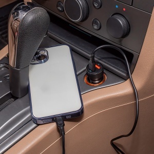 INCARCATOR AUTO PD 1 X USB-C 20W SI 1 X USB + CABLU USB-C 60W - Img 10