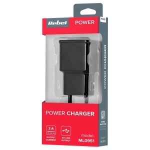INCARCATOR RETEA 2 X USB 2A MAX (1A+2A) M-LIFE - Img 3