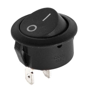 INTRERUPATOR 6A/250V NEGRU - Img 1